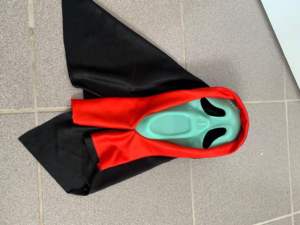 Halloween masker, Ophalen of Verzenden, Zo goed als nieuw