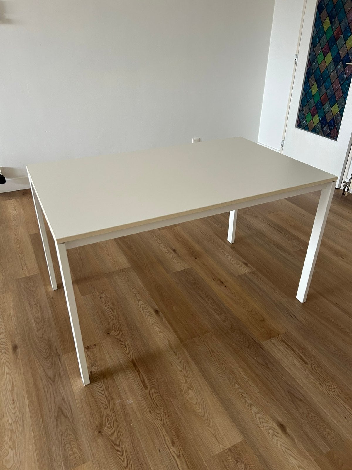 IKEA MELLTORP Table 125x75 eettafel, Huis en Inrichting, Tafels | Eettafels, Ophalen, Gebruikt, Vier personen, Rechthoekig