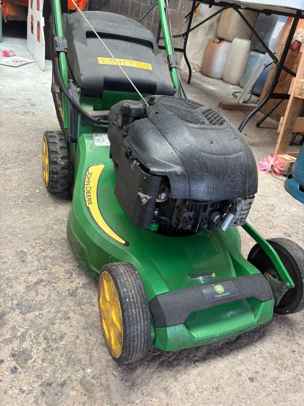 Tondeuse johne  DEERE, Jardin & Terrasse, Tondeuses à gazon, Enlèvement ou Envoi, Comme neuf