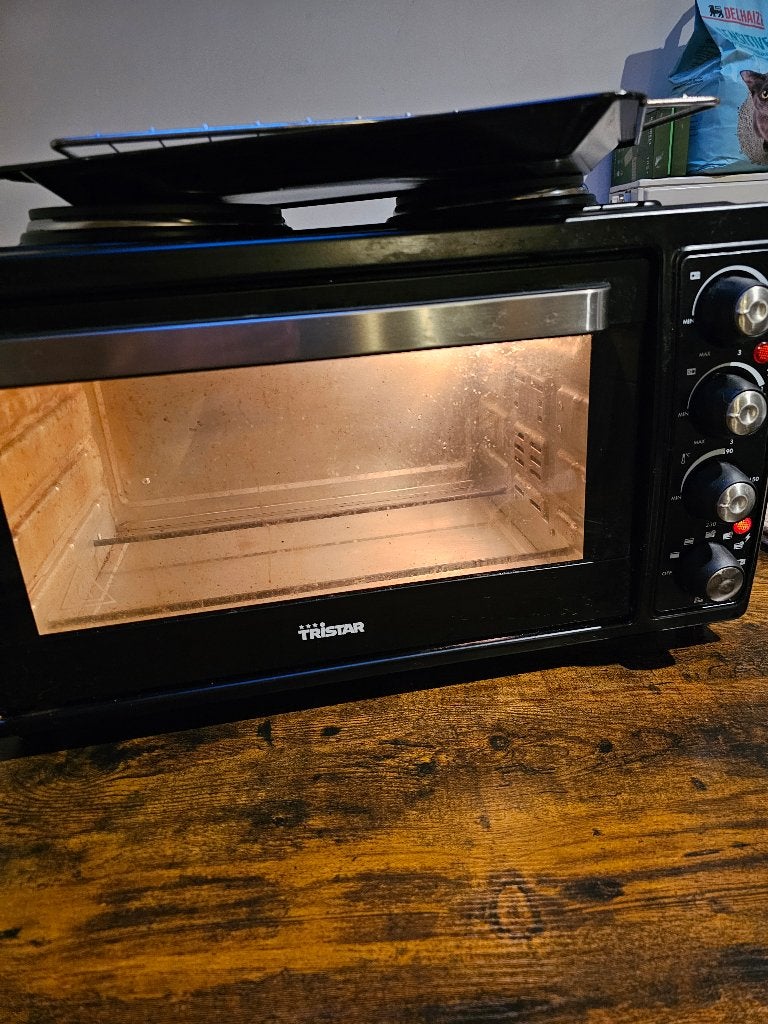 Tristar Oven met 2 Kookplaten, Elektronische apparatuur, Ophalen, Gebruikt, Minder dan 45 cm, Oven