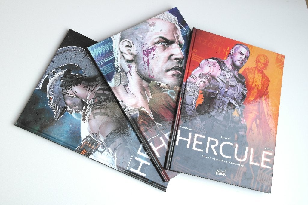 Bd HERCULE tomes 1 à 3 (EO ttbe) de MORVAN, Gelezen, Complete serie of reeks, MORVAN / LOOKY, Ophalen of Verzenden