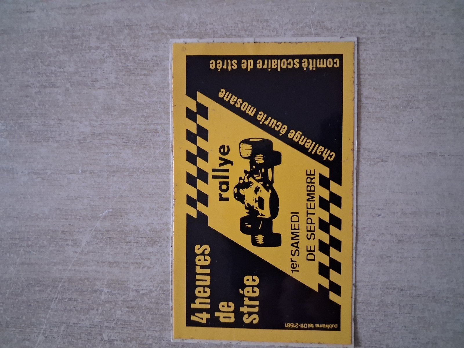 autocollant voiture 4 h de stree, Boeken, Ophalen of Verzenden