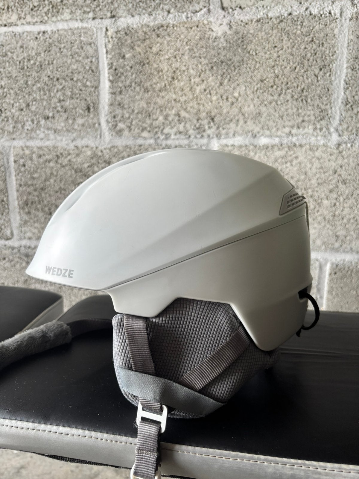 witte Wedze Piste 900 skihelm, Sport en Fitness, Skiën en Langlaufen, Ophalen, Zo goed als nieuw, Ski