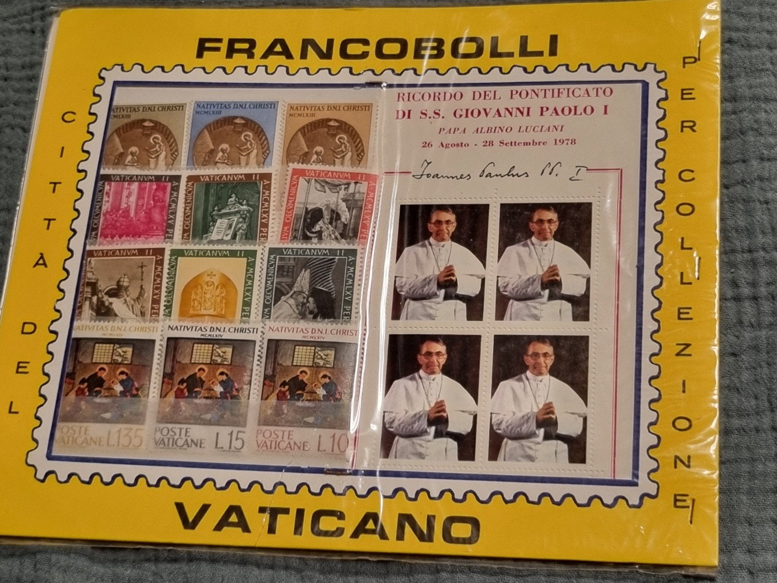 Postzegels van het Vaticaan van Johannes Paulus I, Ophalen of Verzenden, Overige landen, Gestempeld