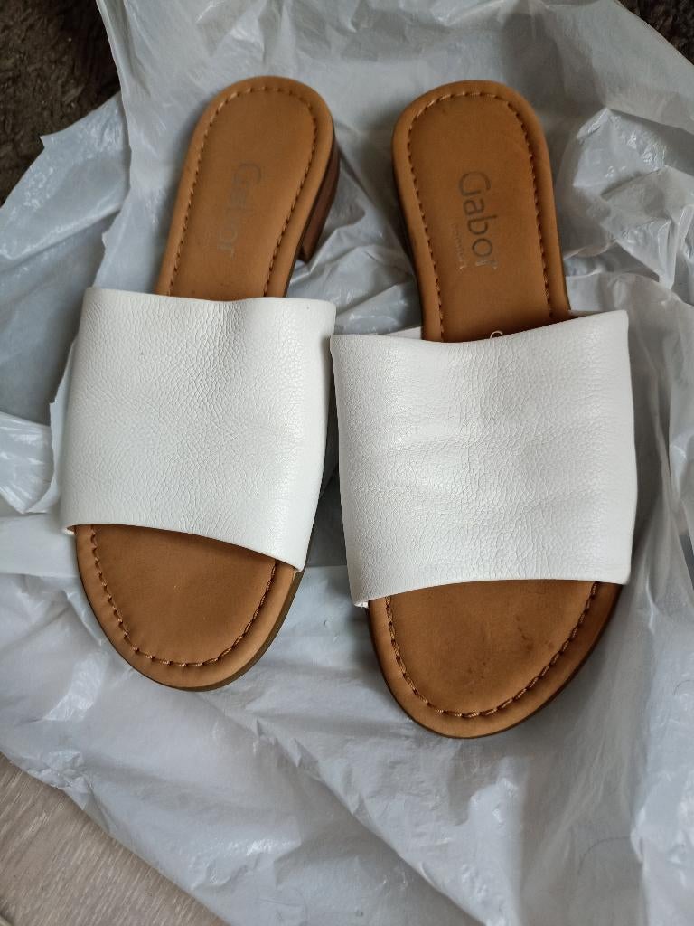 Slippers wit dames maat 4, Wit, Gabor, Gedragen, Ophalen