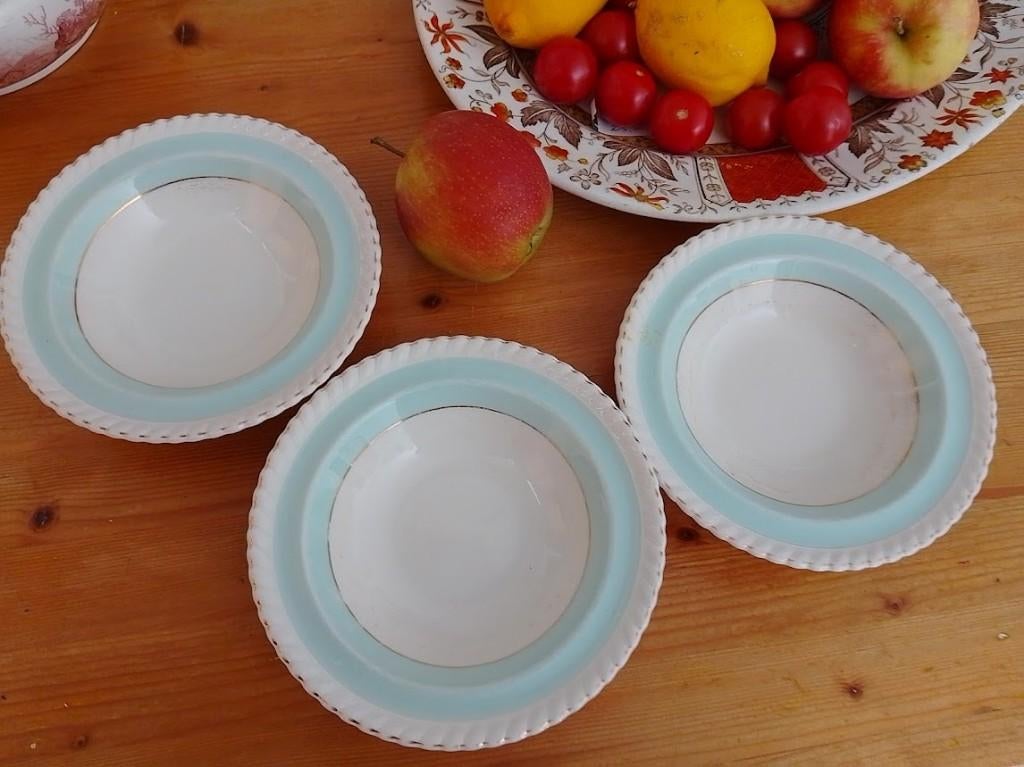 Johnson Brothers 3 dessertschaaltjes, Antiek en Kunst, Antiek | Servies los, Ophalen of Verzenden