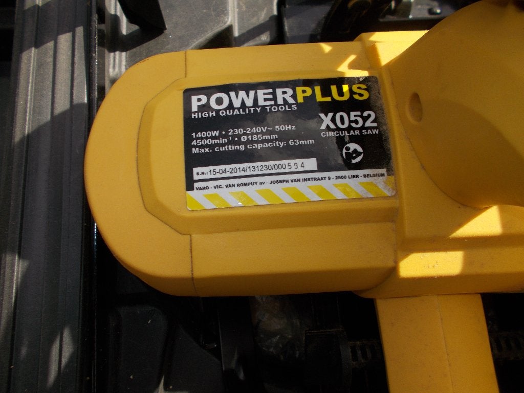 power plus cirkelzaag, Enlèvement, Utilisé, Scie circulaire