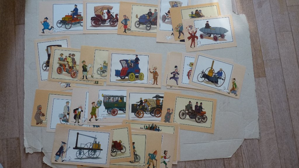 Tintin/Hergé - Voir et Savoir - Automobile -Origines à 1900, Enlèvement ou Envoi, Comme neuf