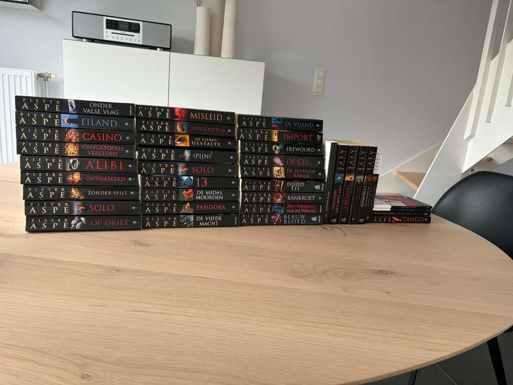 Boeken Pieter Aspe, Ophalen, Gelezen, Pieter Aspe
