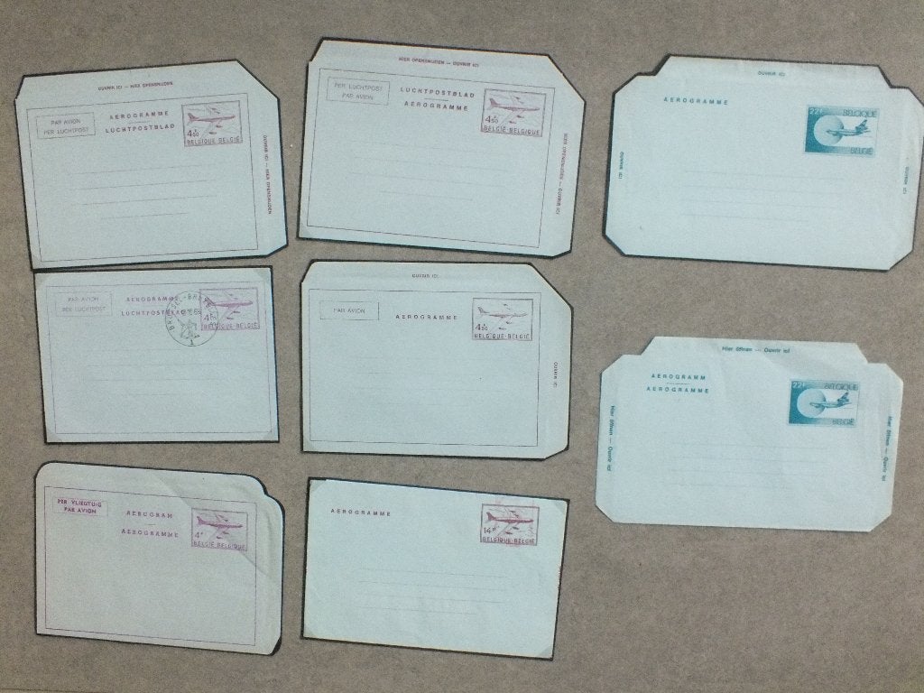 8 magazines de la poste aérienne en Belgique en parfait état, Timbres & Monnaies, Timbres | Europe | Belgique, Enlèvement ou Envoi