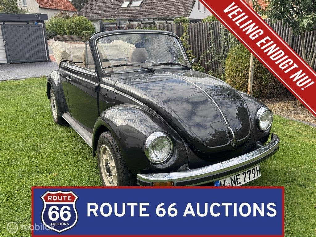 Volkswagen Beetle Cabriolet | 1977 | Route 66 Auctions, Autos, Achat, Entreprise, Autre carrosserie, Essence