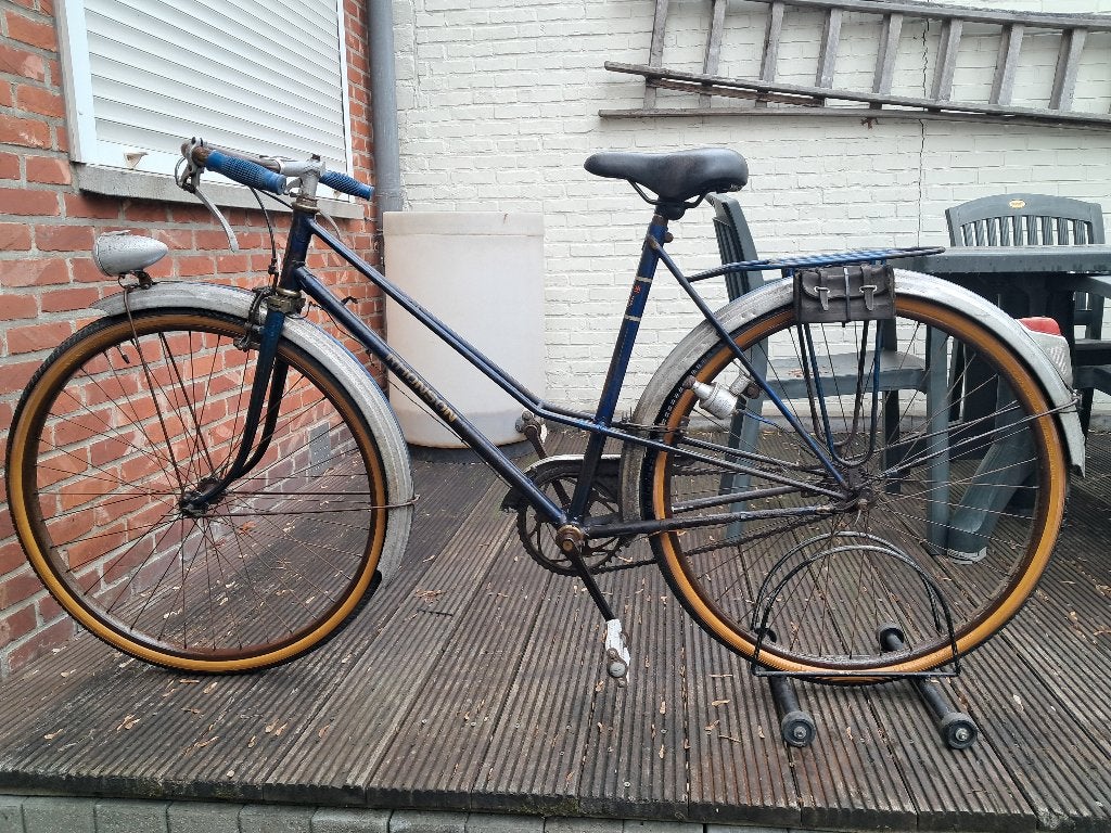 Rhonson Damesfiets, Fietsen en Brommers, Ophalen, Velgrem, RHONSON, Jaren '50