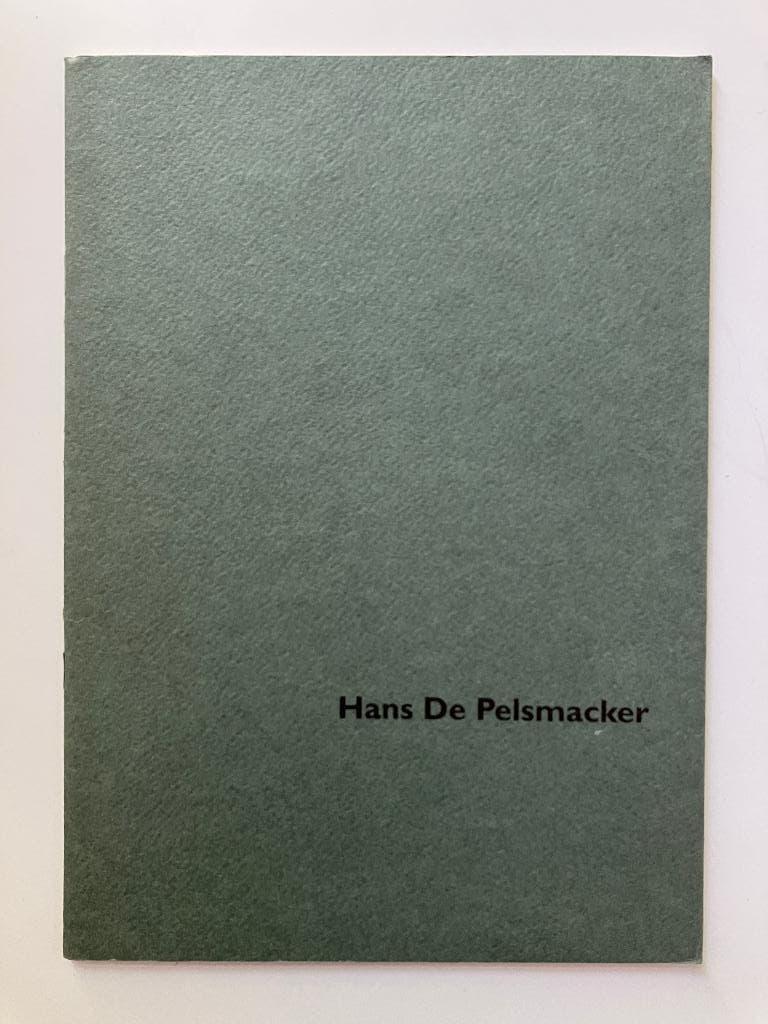Hans De Pelsmacker (Centrum voor Ruimtelijke Kunst), Ophalen