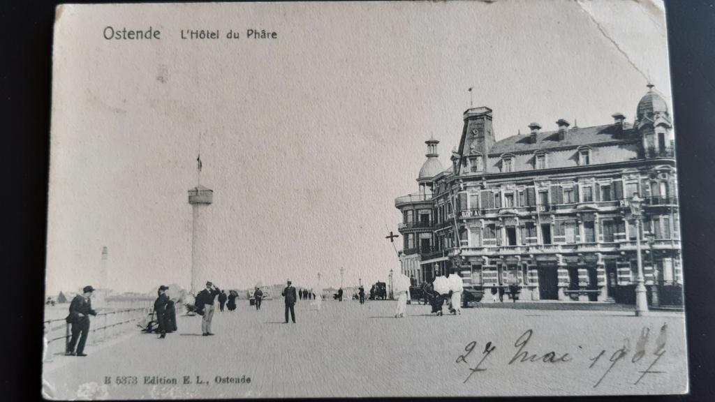 OOSTENDE OSTENDE hotel DU PHARE vuurtoren, Ophalen of Verzenden