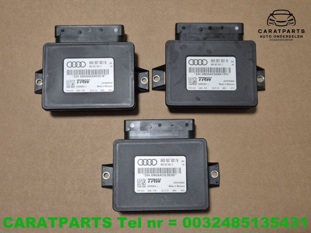 8K0907801N 8K0907801J Calculateur de frein main Audi A5 A4 Q, AUDI AG, Auto-Union-Strasse 1
85045  Ingolstadt, DE, Audi, Utilisé
