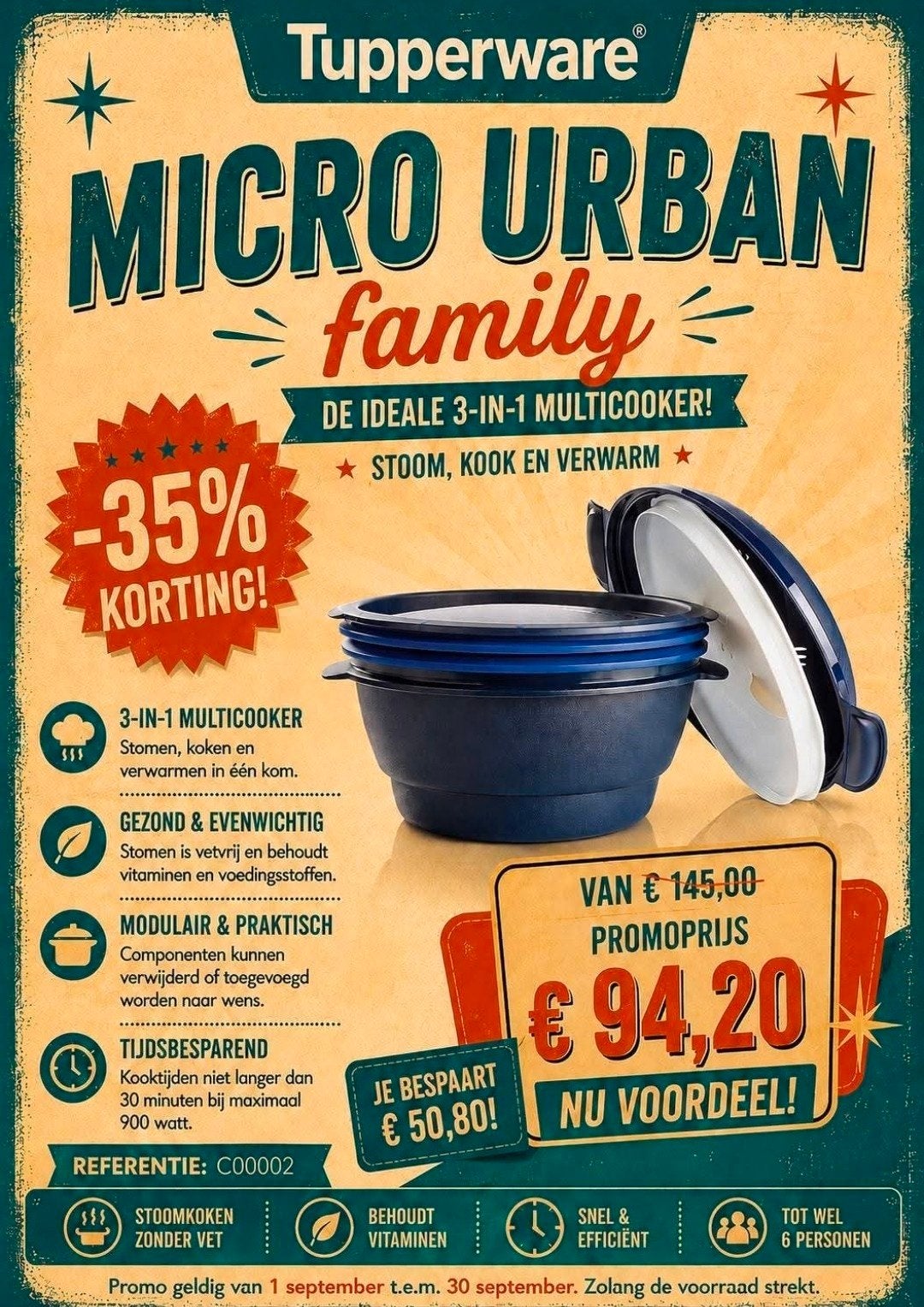 Famille micro-urbaine Tupperware, Enlèvement ou Envoi, Neuf