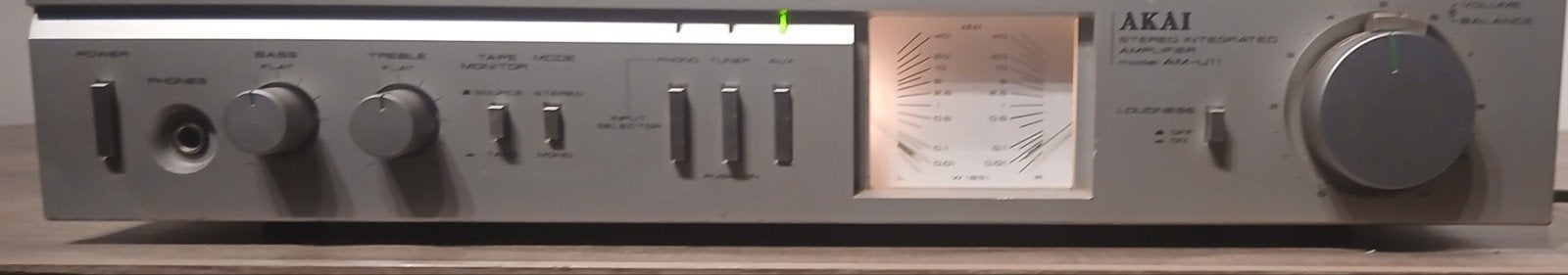 ​Akai AM-U11 Vintage Stereo Versterker – Made in Japan (met, Audio, Tv en Foto, Versterkers en Ontvangers, Ophalen, Stereo