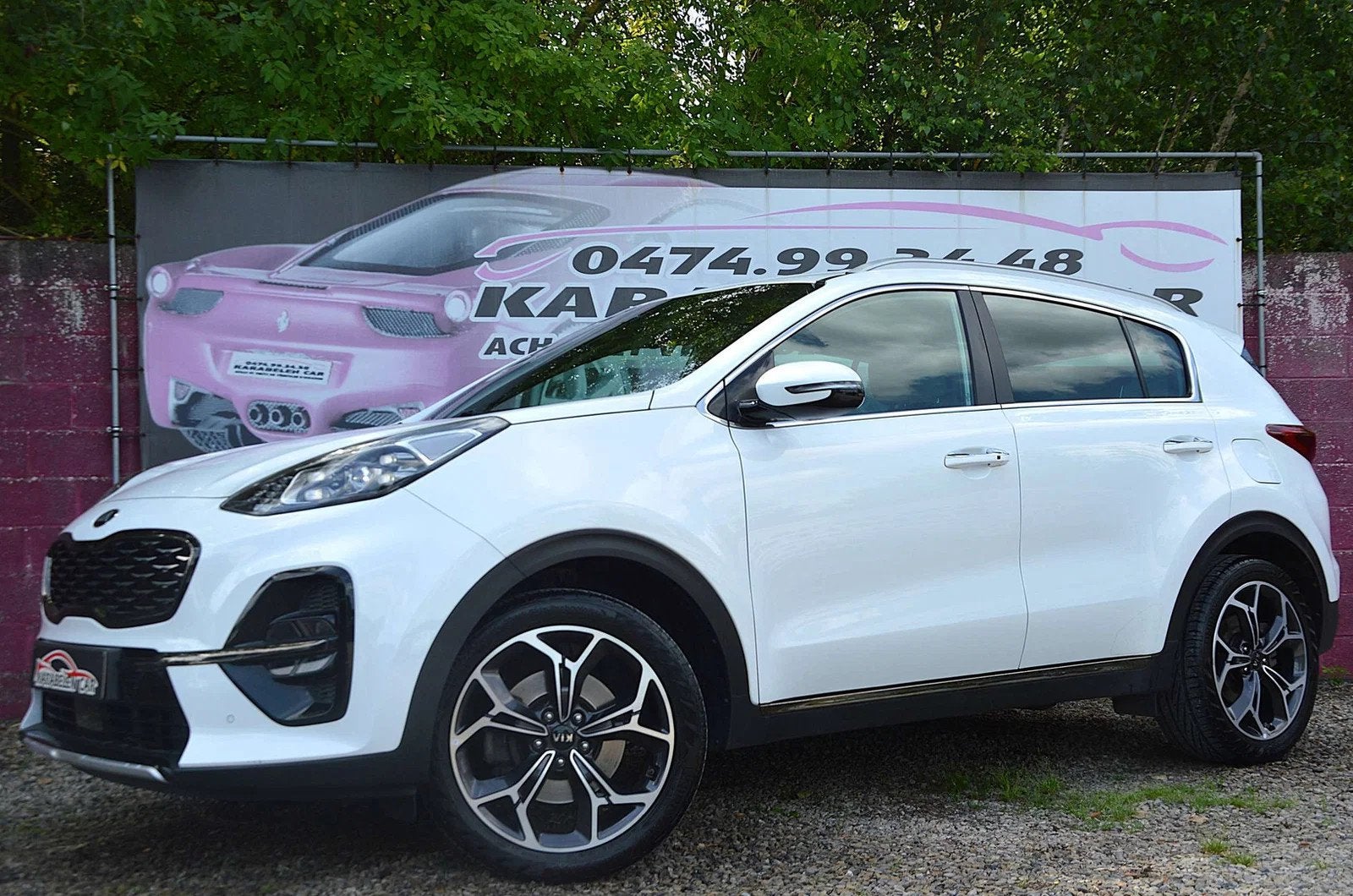 Kia Sportage 1.6CRDi GT Line NAV CAM CLIM CRUIS 105.735KM, Auto's, Kia, Gebruikt, 4 cilinders, Wit, Bedrijf