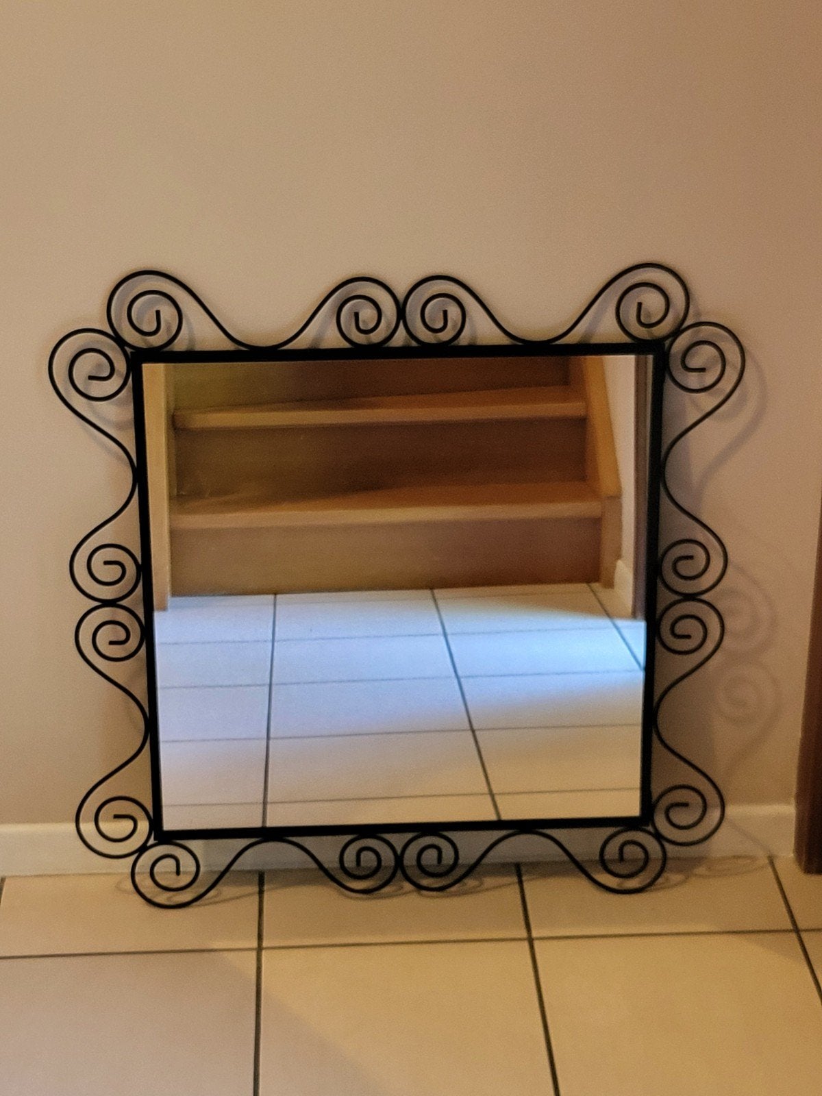 Miroir ikea fer forgé, Enlèvement, Carré