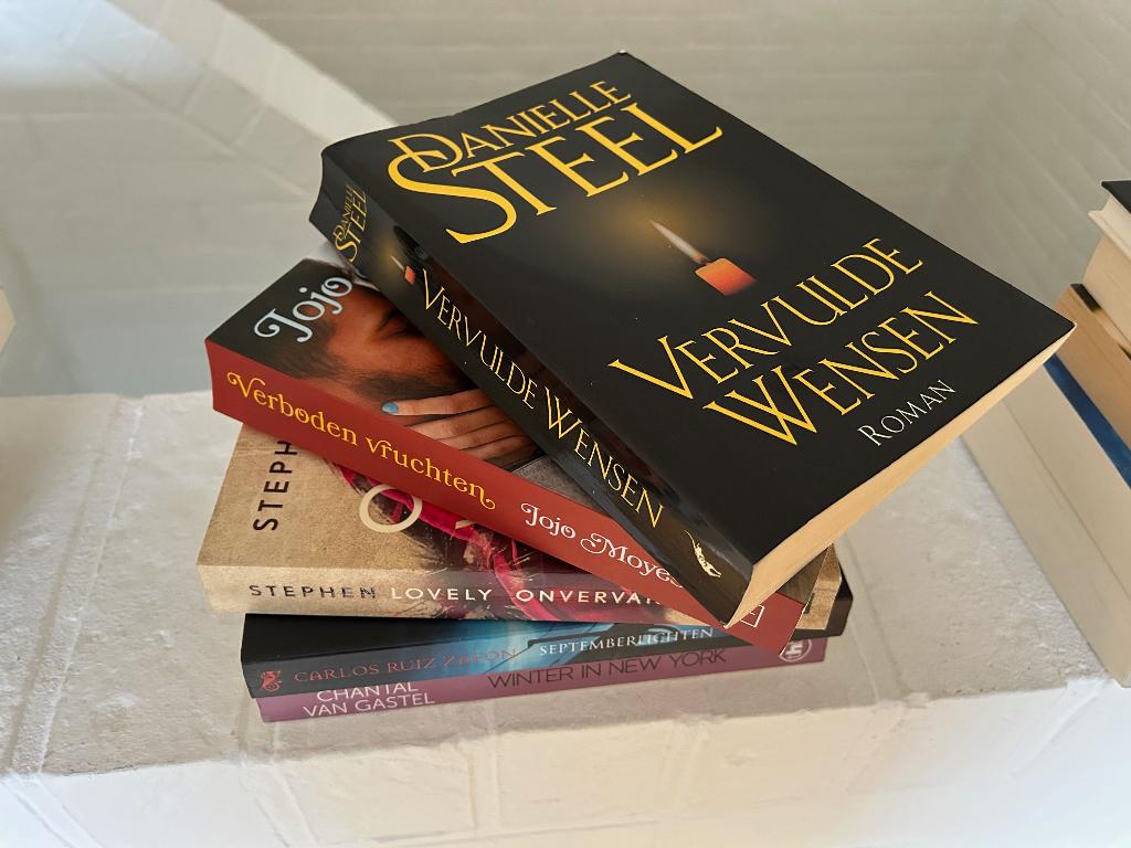 Stapel van 5 romans, Gelezen, Diverse auteurs, Ophalen of Verzenden, Nederland