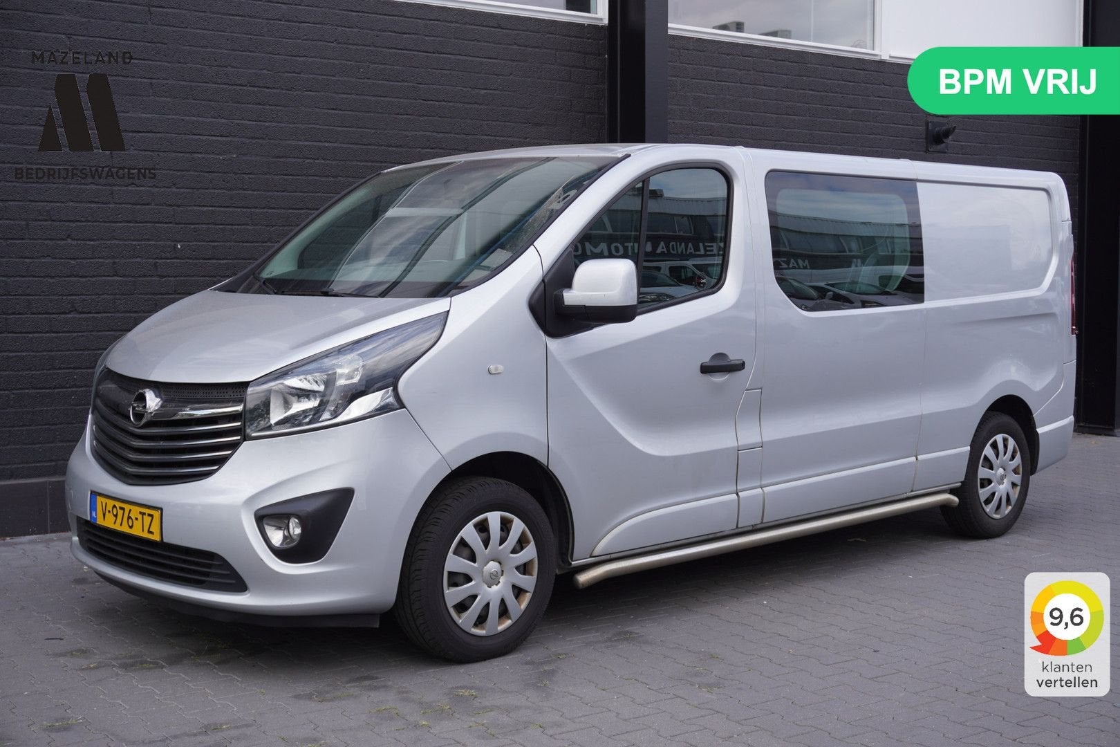 Opel Vivaro 1.6 CDTI 125PK L2 Dubbele Cabine EURO 6 - Airco, Auto's, Bestelwagens en Lichte vracht, Te koop, Parkeersensor, Bedrijf