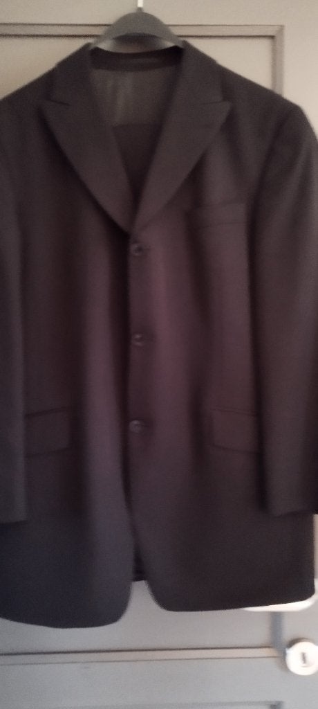 costume hommes, Ophalen of Verzenden, Zo goed als nieuw, Maat 48/50 (M), Zwart