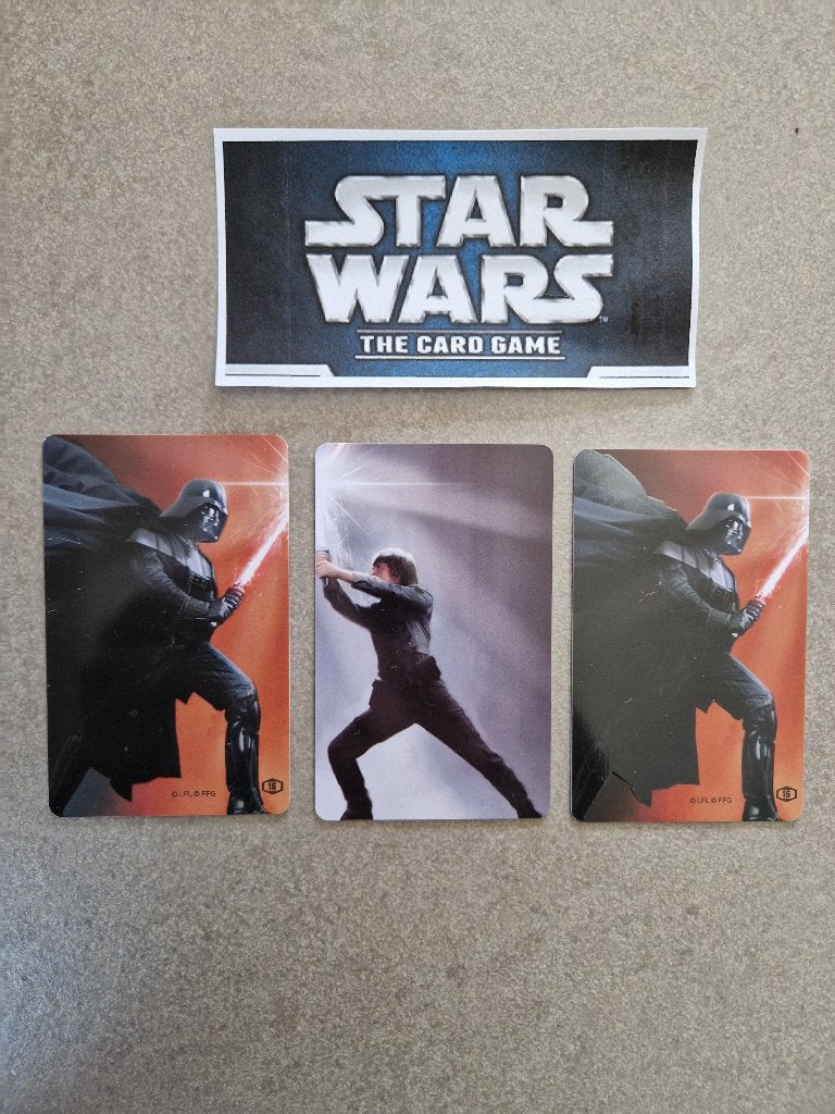 Star Wars The Card Game Affiliation set of 3 LCG JCE FFG, Enlèvement ou Envoi, Comme neuf, Jeu