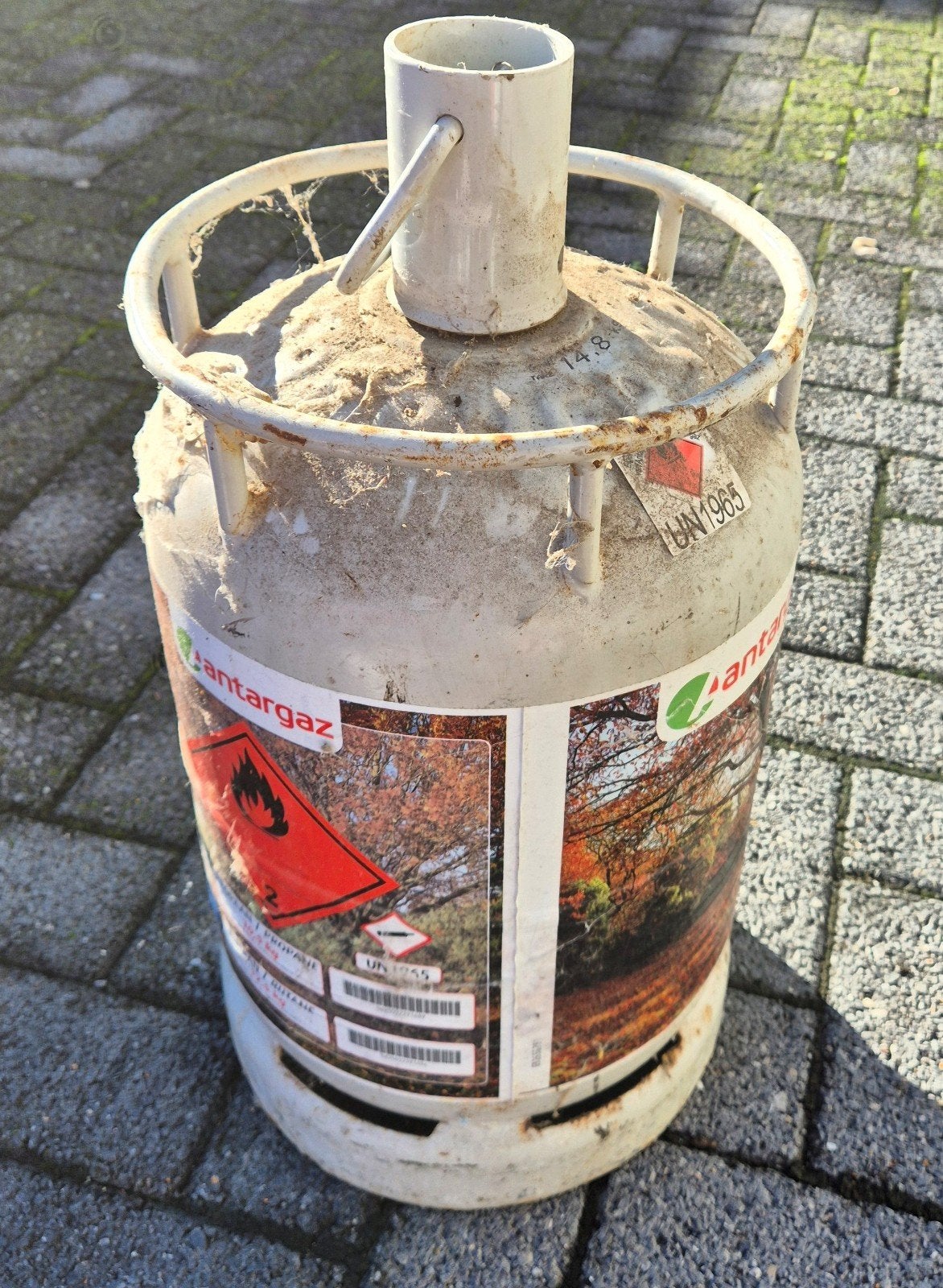 Gasfles, Ophalen
