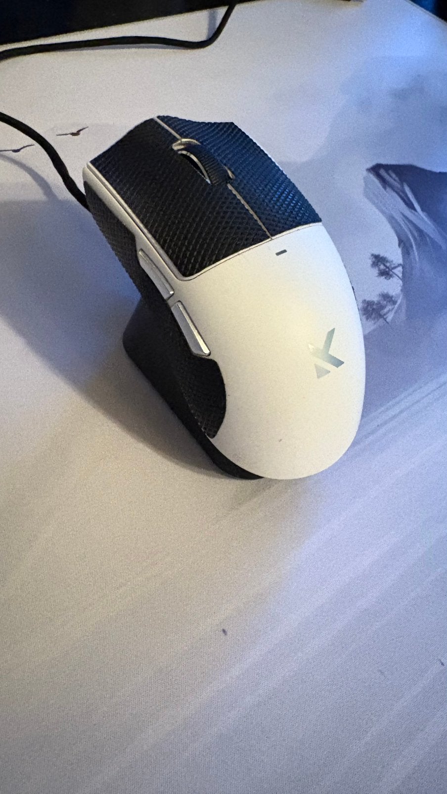 Draadloze gaming muis en gaming keyboard + gratis muismat, Computers en Software, Muizen, Zo goed als nieuw, Muis, Gaming muis