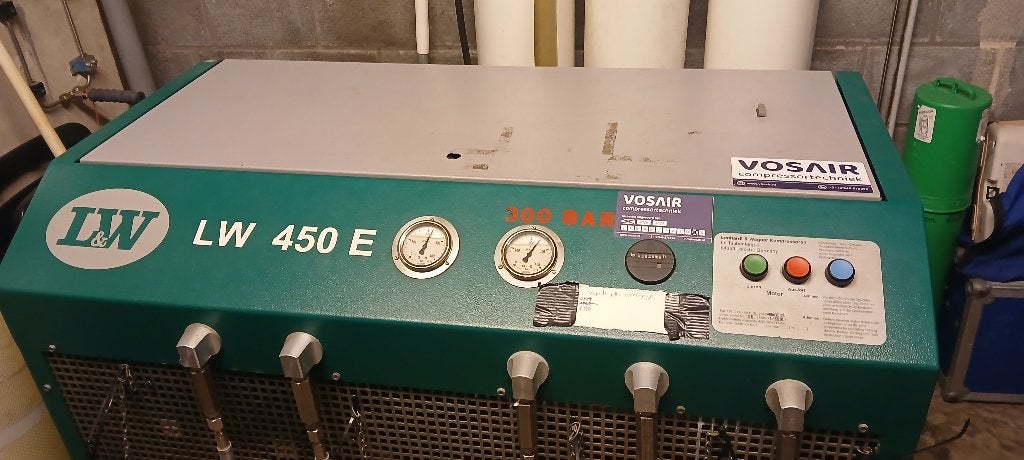 Compresseur L&W 450E 200/300b, Sports nautiques & Bateaux, Enlèvement, Utilisé, Autres types