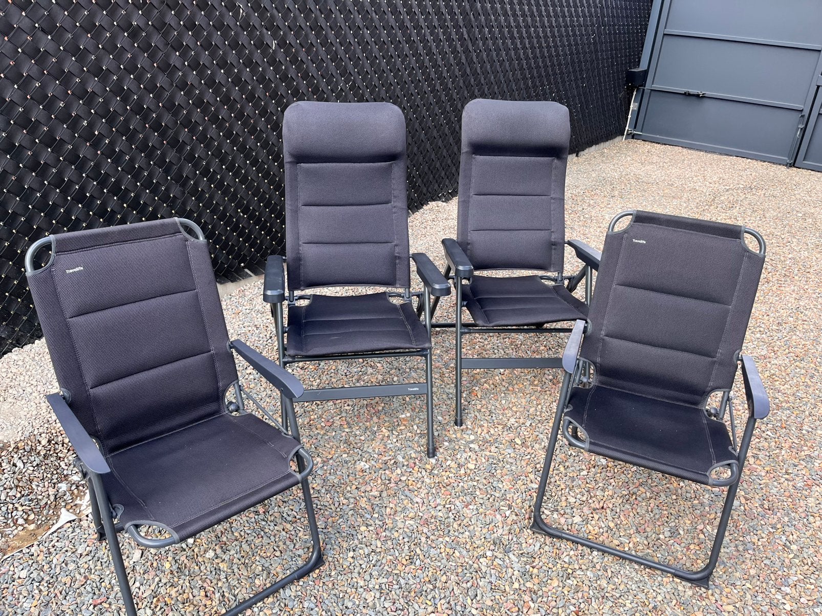 Set stoelen travellife, Caravanes & Camping, Enlèvement, Comme neuf
