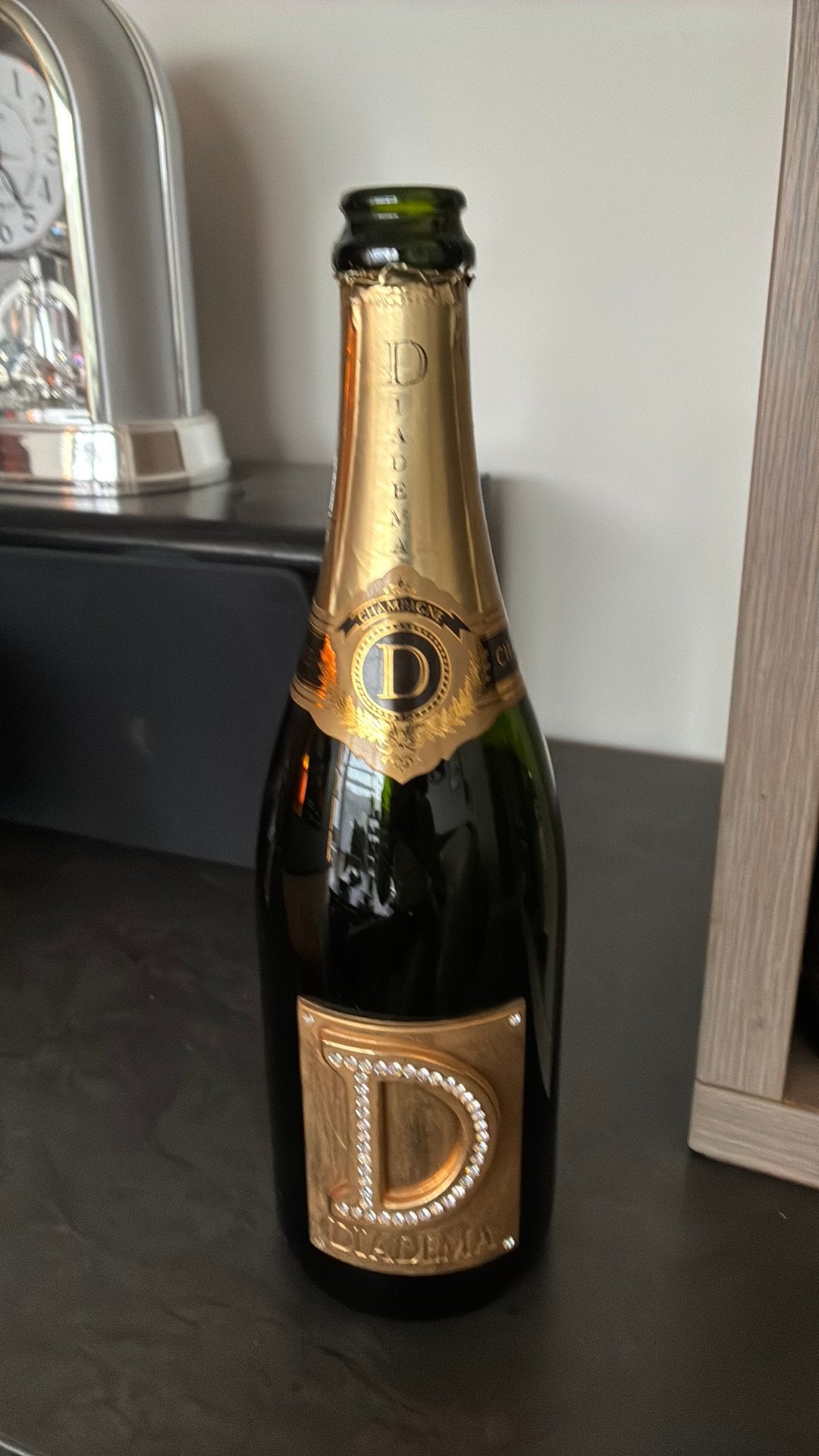 Lege fles champagne, Ophalen, Zo goed als nieuw, Champagne
