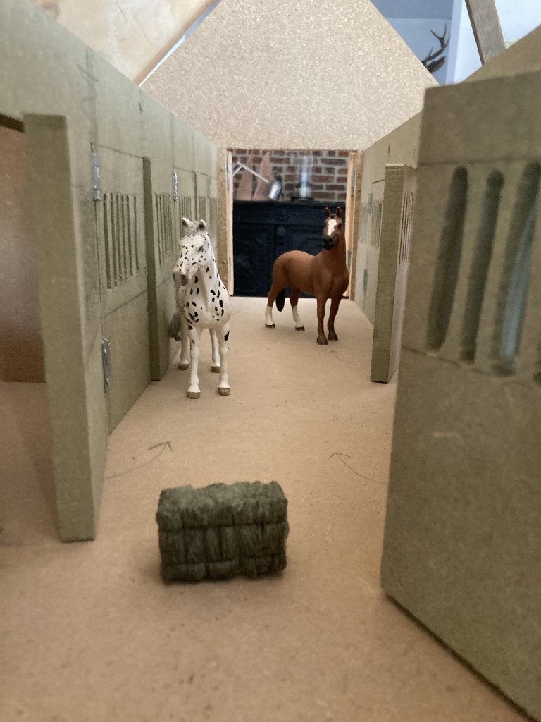Ecurie artisanale pour Schleich, Pony club, figurine, Enlèvement, Comme neuf