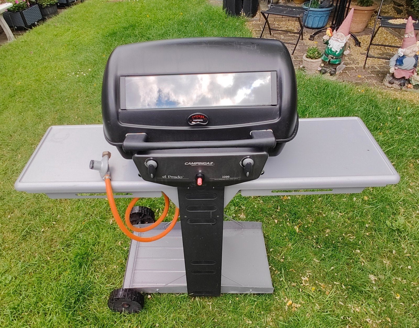 Gas bbq, Ophalen