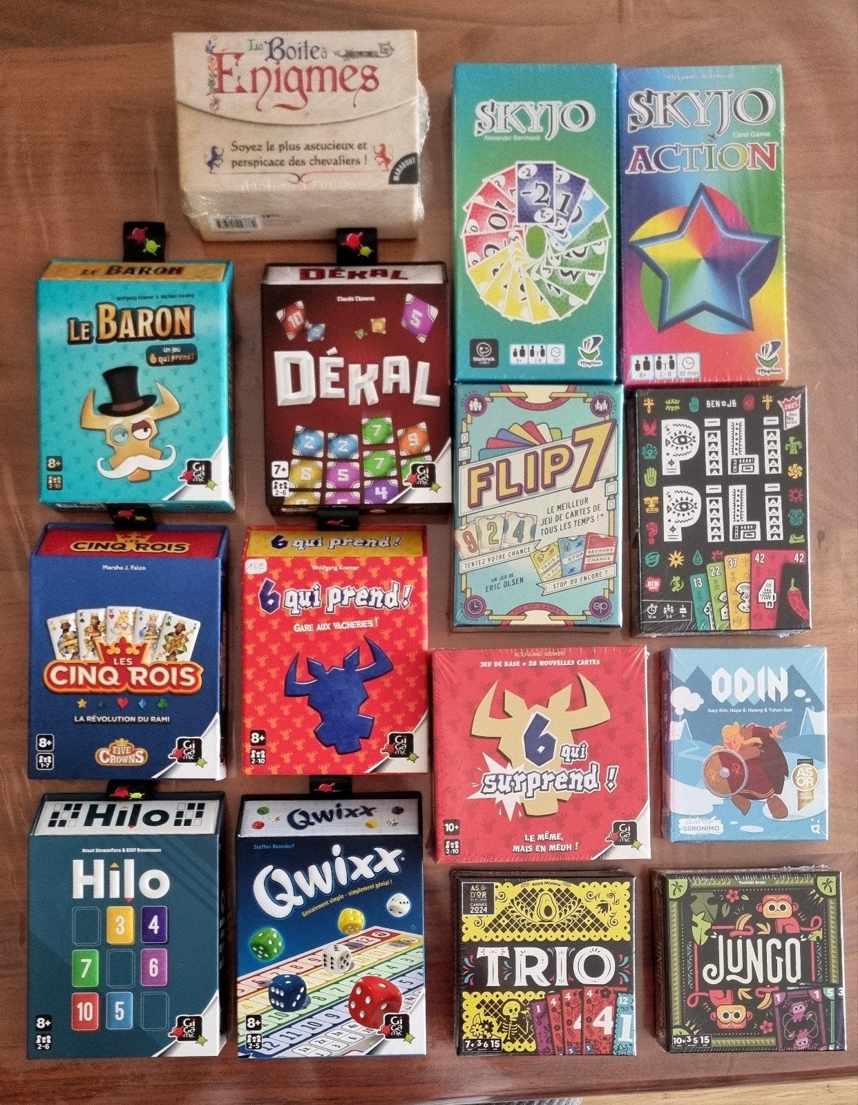 Jeux de société : skijo, Flip 7,Trio,dekal...ect, Hobby & Loisirs créatifs, Jeux de société | Autre