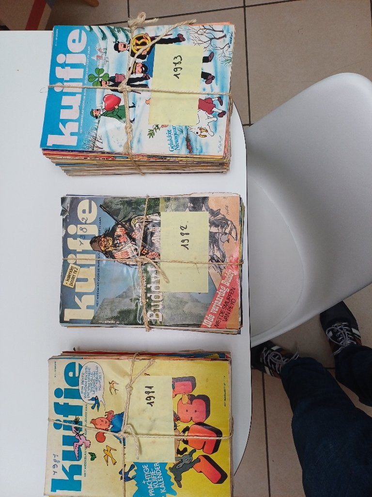 Weekblad Kuifje per volledige jaartallen, Boeken, Complete serie of reeks, Ophalen, Zo goed als nieuw, Uitgeverij Lombard