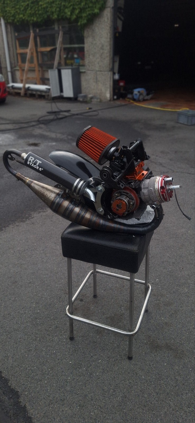 Minarelli 70cc testa rossa blok tekoop, Motos, Pièces | Autre, Enlèvement ou Envoi