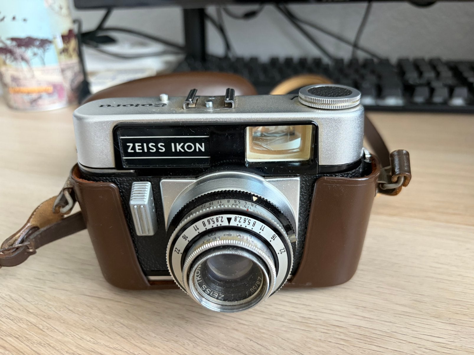 Zeiss ikon colora en bon état avec etui, TV, Hi-fi & Vidéo, Appareils photo analogiques, Envoi, Comme neuf, Compact, Autres Marques