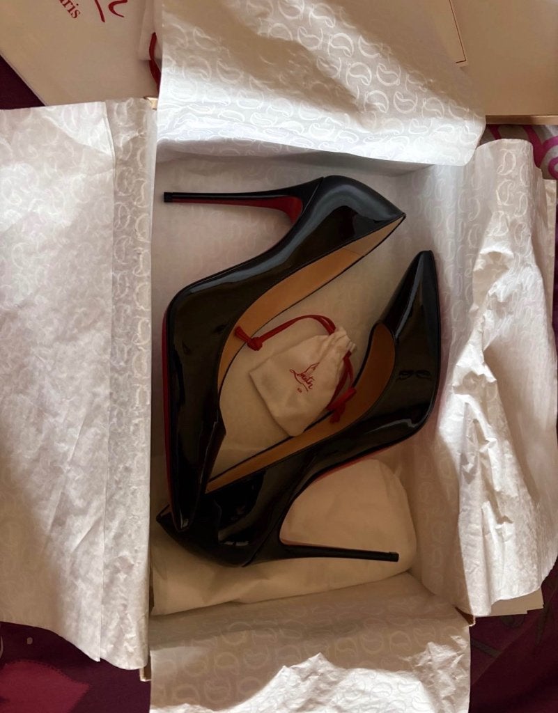 Louboutin, Escarpins, Comme neuf, Enlèvement, Noir