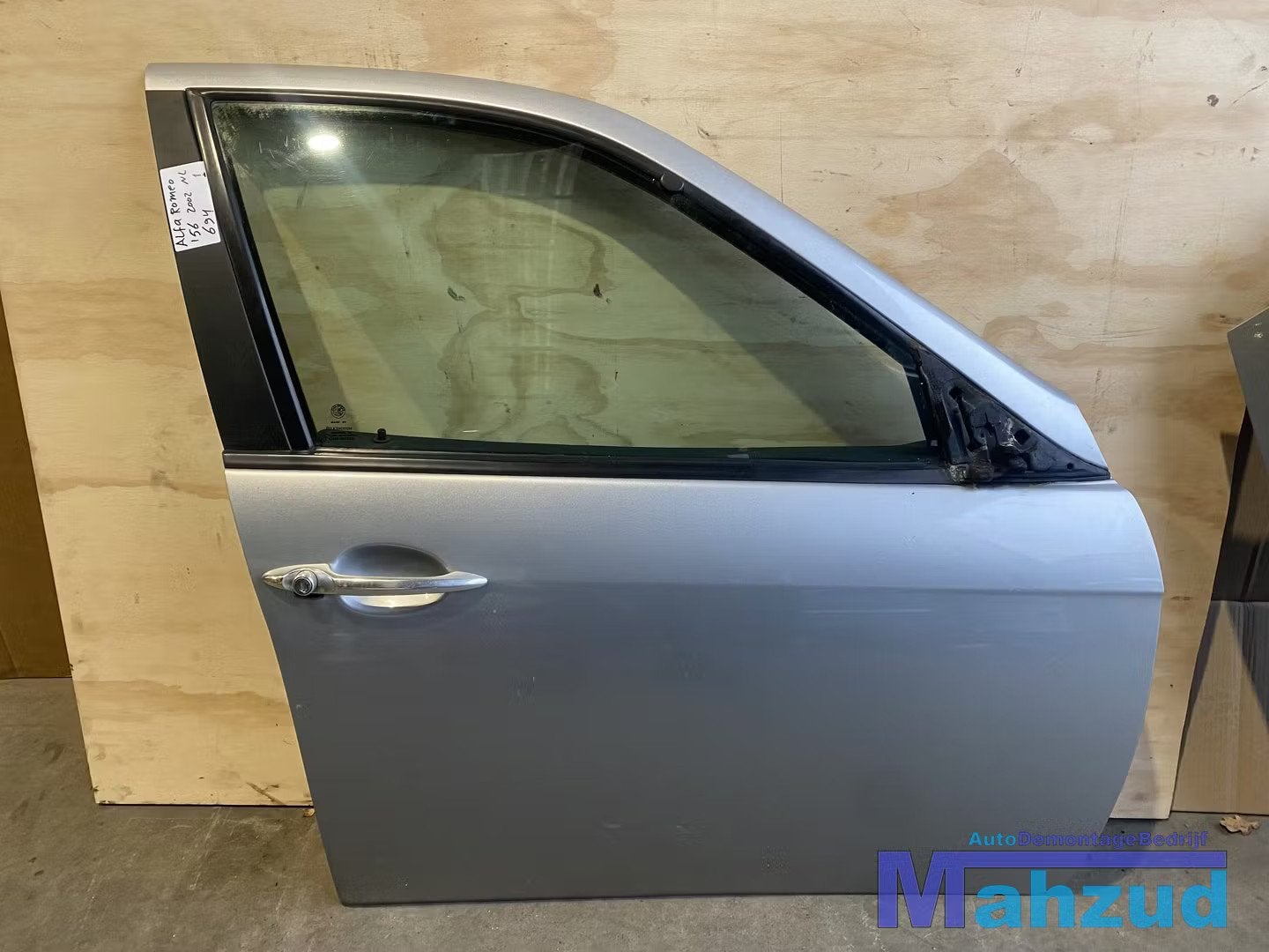 ALFA ROMEO 156 Grijs 694 rechts voor deur portier 1997-2005, Gebruikt, Dpofca@stellantis.com, Deur, Stellantis Europe S.p.A.