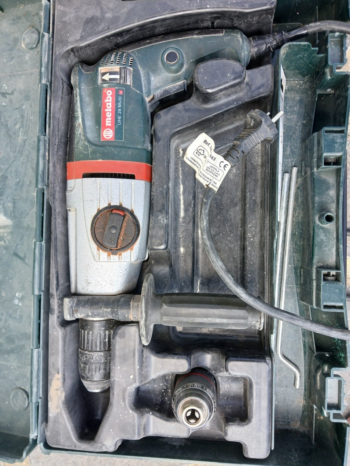 Metabo boormachine, Ophalen, Boor- en/of Breekhamer, Variabele snelheid, Gebruikt