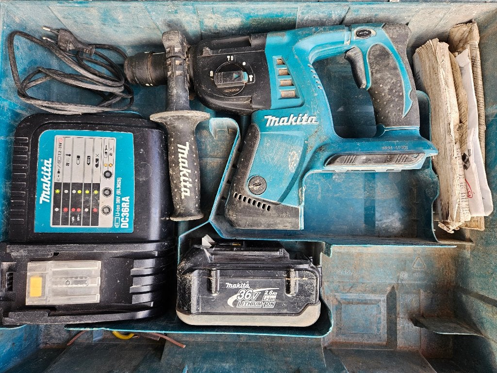 Perceuse à percussion puissante à batterie Makita 36 V, Bricolage & Construction, 600 watts ou plus, Enlèvement ou Envoi, Comme neuf
