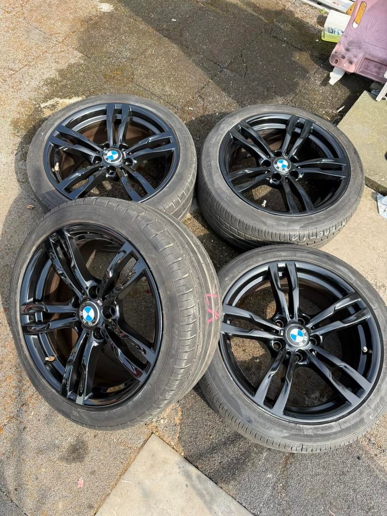 Originele bmw M velgen 5x120 breedset incl RDC, Auto-onderdelen, Ophalen, 18 inch, Zomerbanden, Banden en Velgen