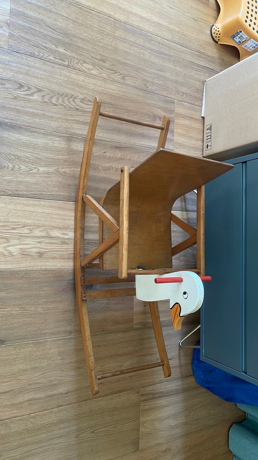 Vintage schommelpaard, Ophalen, Gebruikt