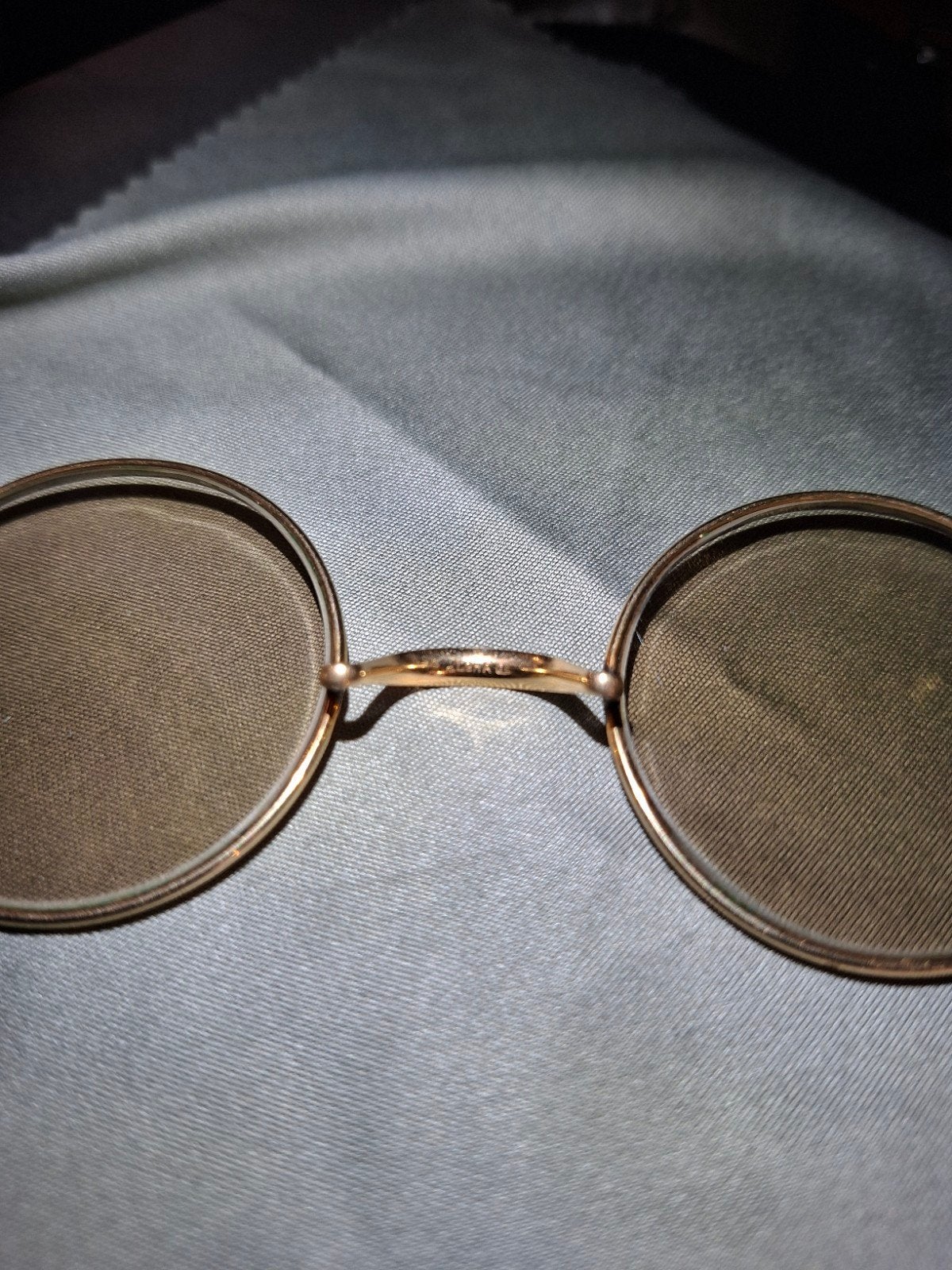 Vintage ALGHA SAVILE ROW 20kt glasses panton gold filled 196, Overige merken, Gebruikt, Overige kleuren, Ophalen of Verzenden