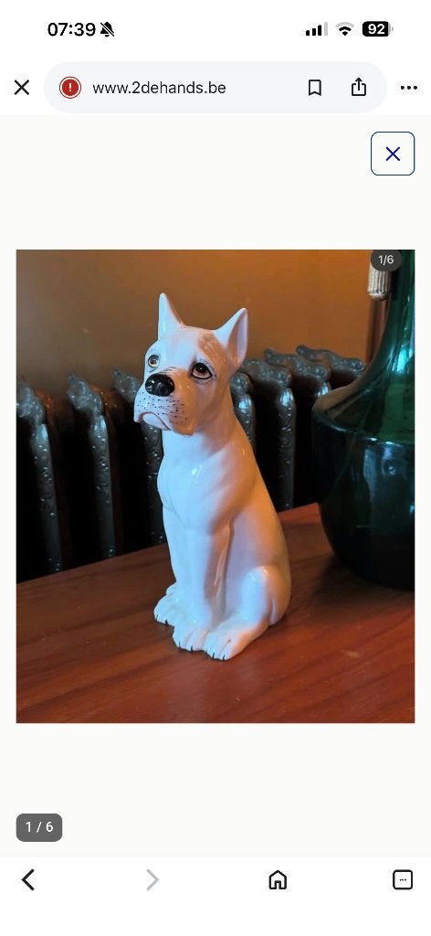 Chien vintage fabriqué en Italie, Enlèvement ou Envoi