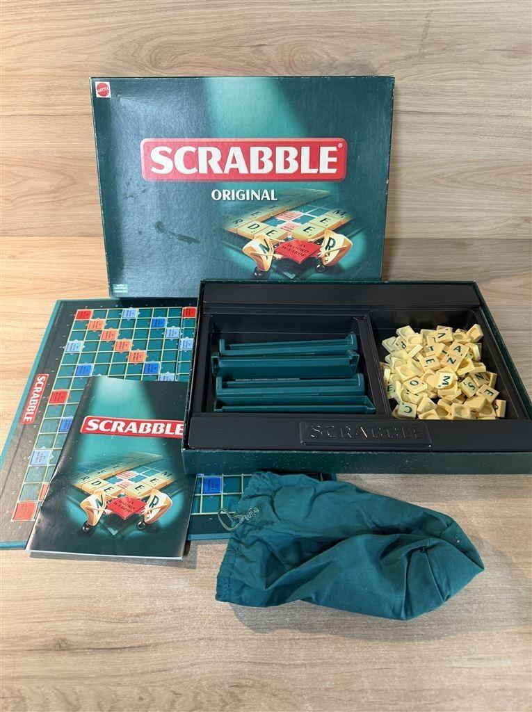 scrabble original elk woord telt - s6814, Hobby en Vrije tijd, Gezelschapsspellen | Bordspellen, Verzenden, Zo goed als nieuw