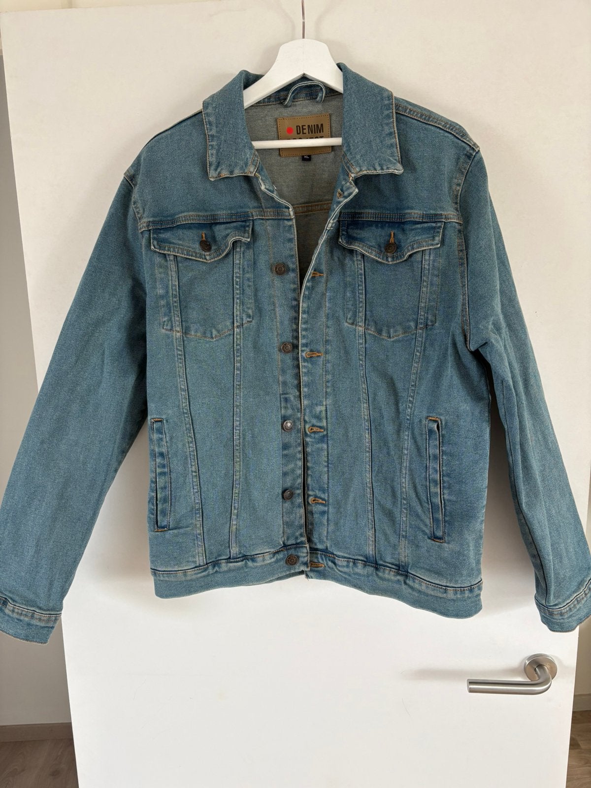 Jeans vest te koop, Ophalen, Zo goed als nieuw, Maat 56/58 (XL)