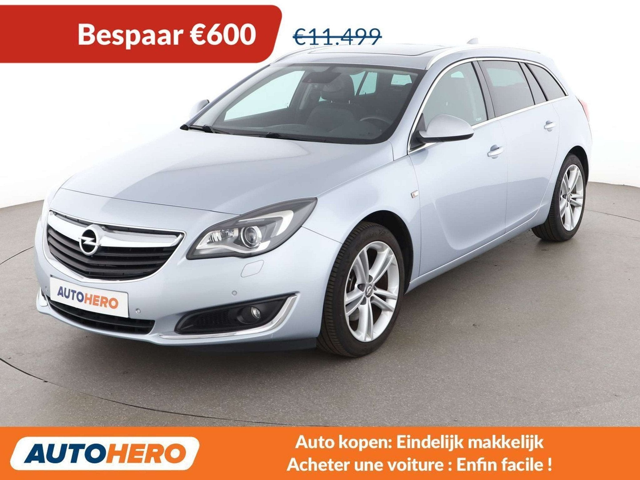 Opel Insignia 1.6 SIDI Turbo Innovation (automatique), Autos, Cuir, Argent ou Gris, Achat, 170 g/km