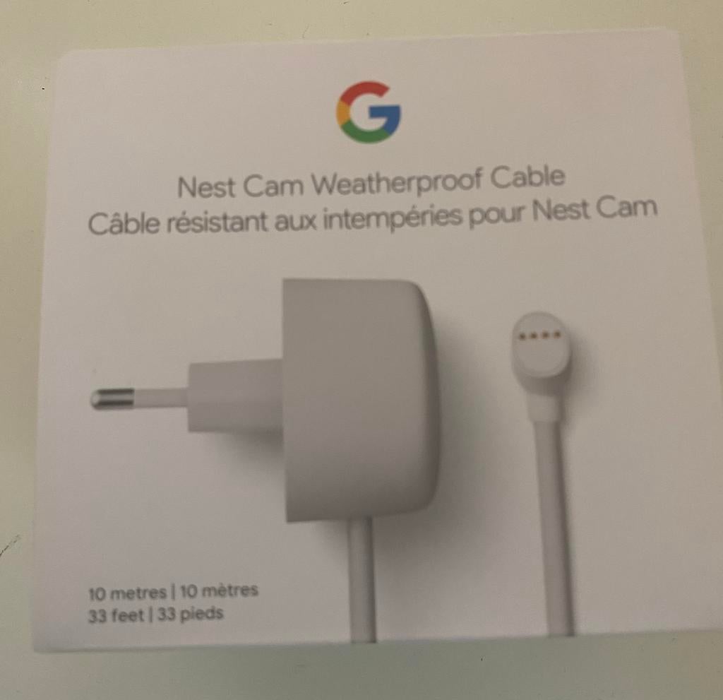 Google Nest Cam voedingsadapter, Enlèvement, Comme neuf